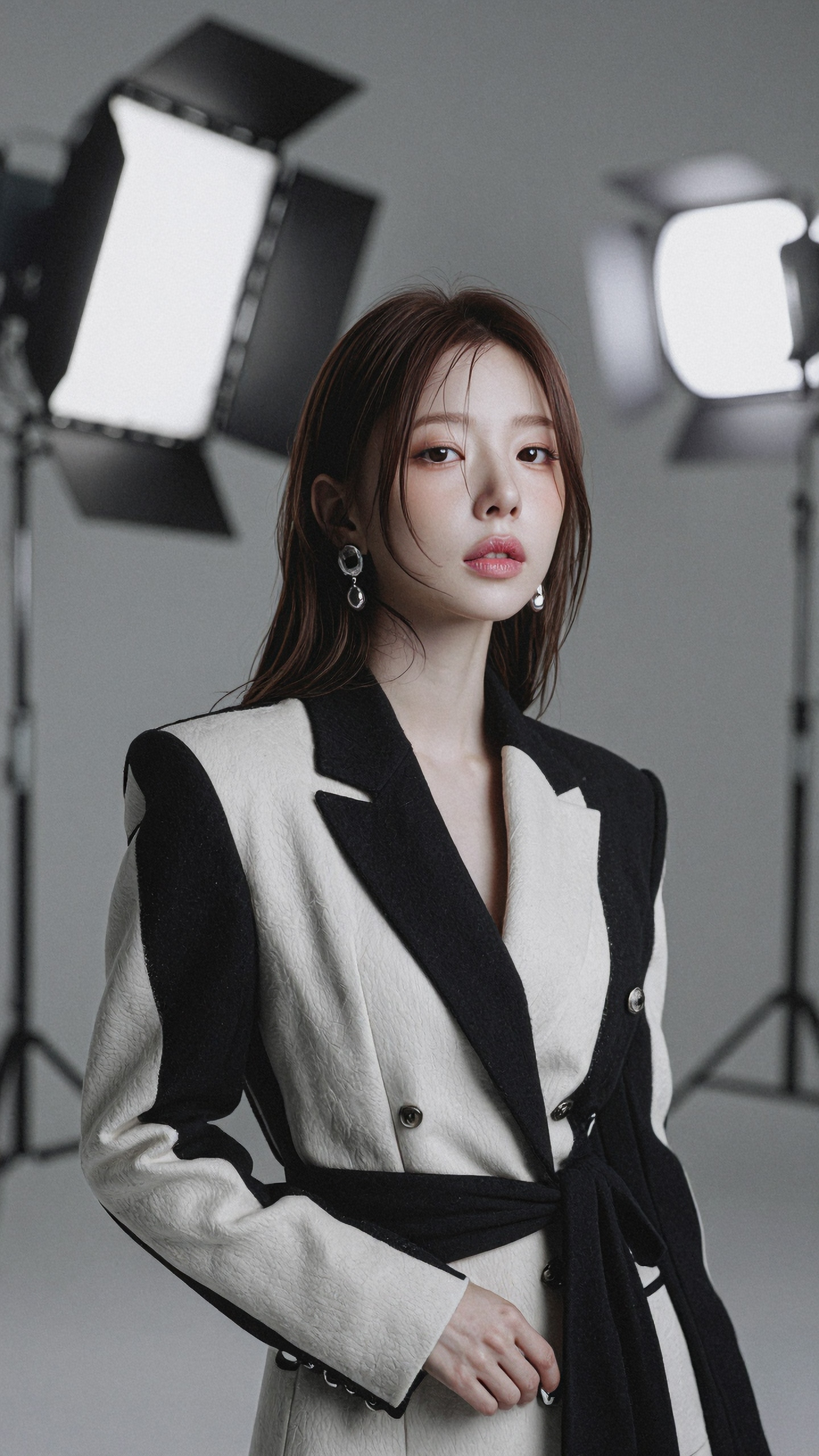 Studio vs Backstage Lighting for Korean Idol Fashion Images in ZImage Turbo
