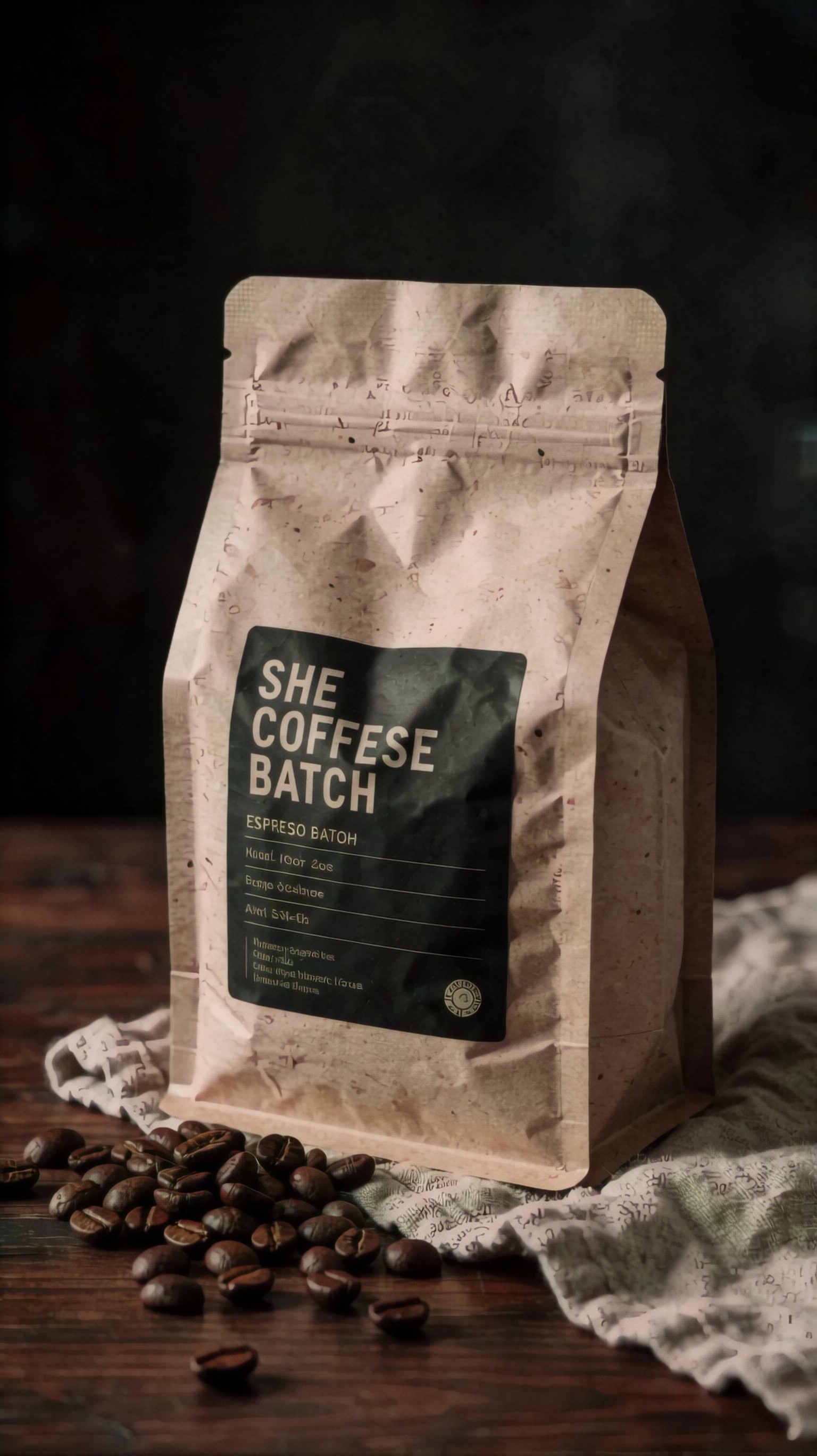 Coffee bag launch visual