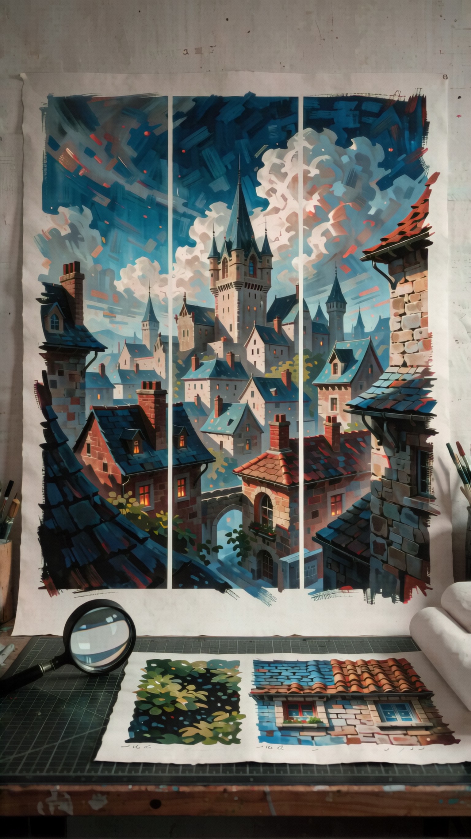 Print-ready art and poster detail test