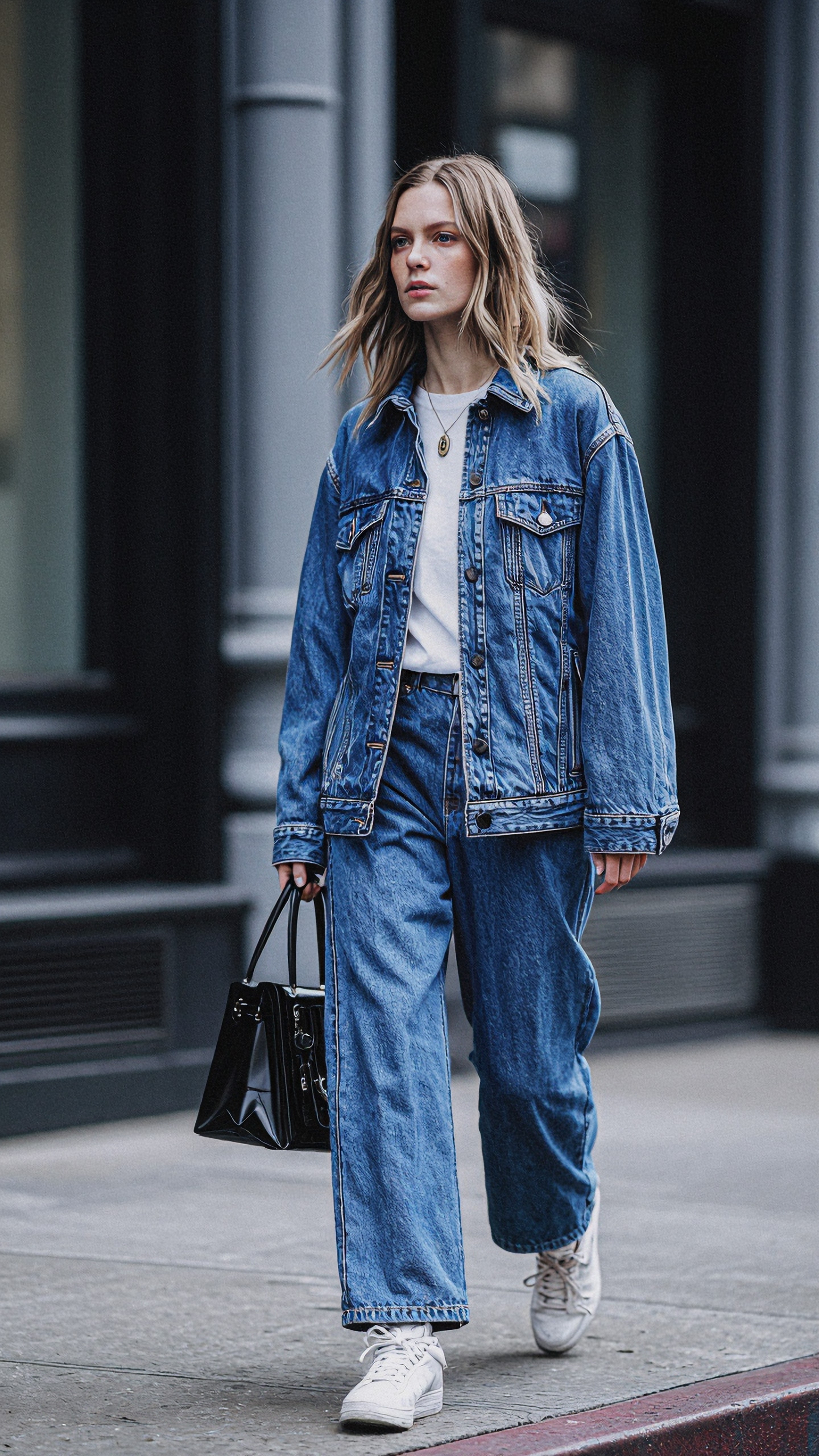 Denim Outfit Ideas America Today: Testing Denim-on-Denim, Wide-Leg, and Clean Minimal Looks in AI Images 한국어 요약