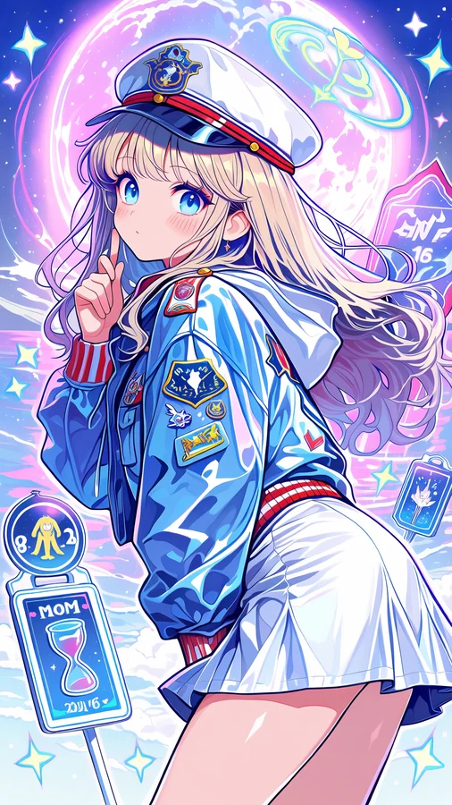 Fashion White Red Pink Blue