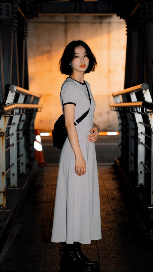 Urban Silhouette with Soft Light