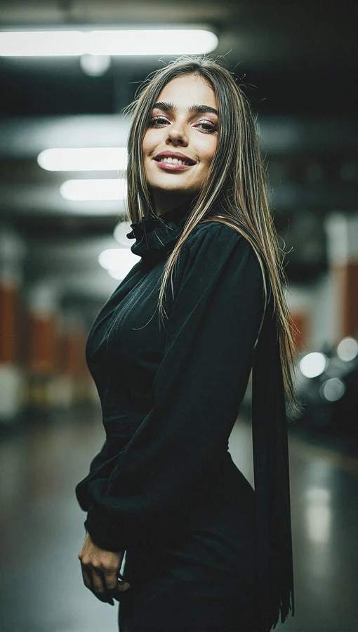 fashion model mixed race beauty unique facial