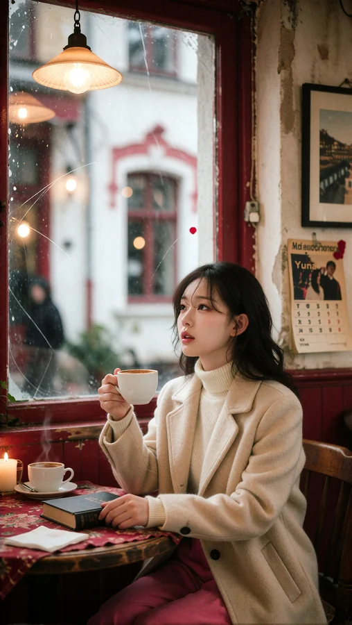 Cozy Café Moment with Warm Brew