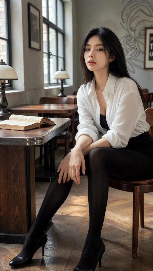 Quiet Study In Vintage Café Light