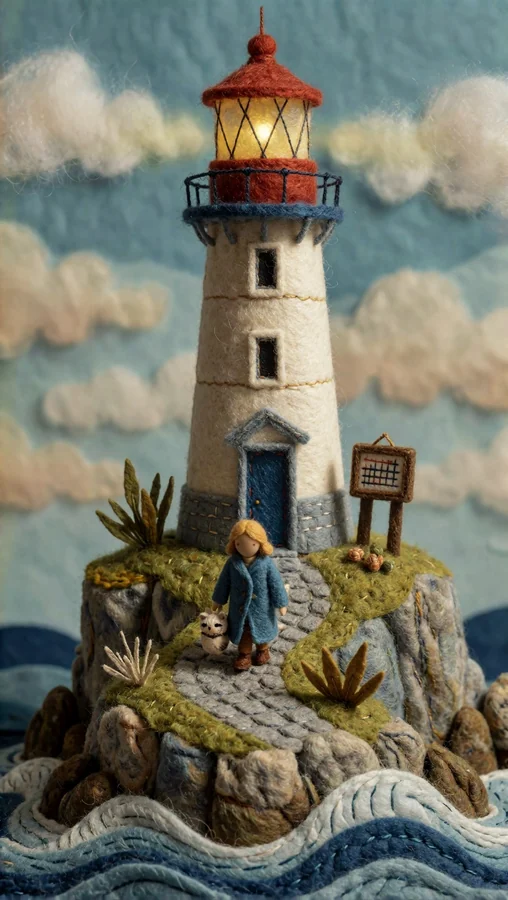 Lighthouse Keeper on Rocky Isle